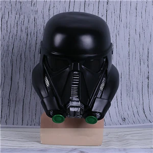 Mask Новинка; аниме «Звездные войны: Изгой Один: Звездные Войны История Death Trooper специалист шлем маски для косплей, черная, штурмовые отряды ПВХ маски вечерние костюмы на Хэллоуин опора - Цвет: Mask