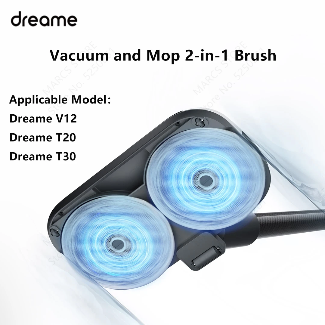 

Original Vacuum and Mop 2-in-1 Main Brush With Water Tank Accessories Spare Parts For Dreame V12/T20/T30 Vacuum Cleaner