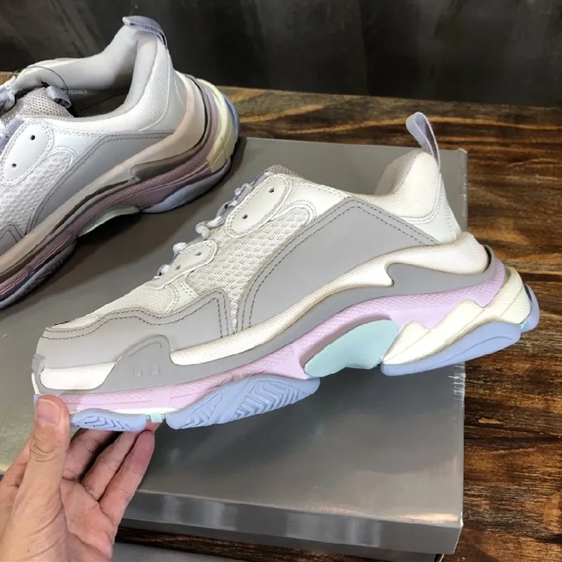 

Mixed Color Women Sneakers Casual Design Shoes Thick Bottom Shoes Lace Up Zapatos De Mujer Breathable Ladies Shoes Fashion