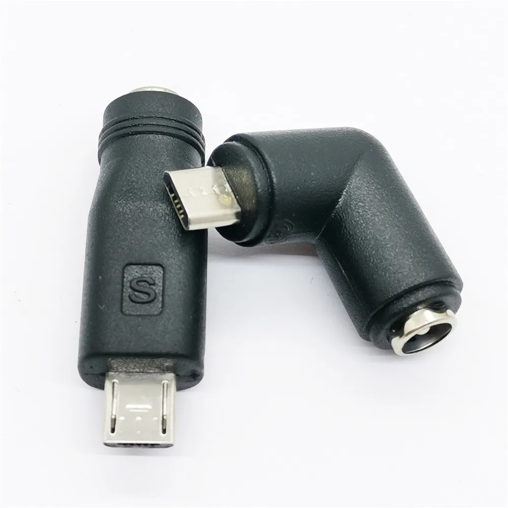 1 шт. 3 переходник питания с гнездового на Micro USB 5 5*2 мм|Компьютерные кабели и