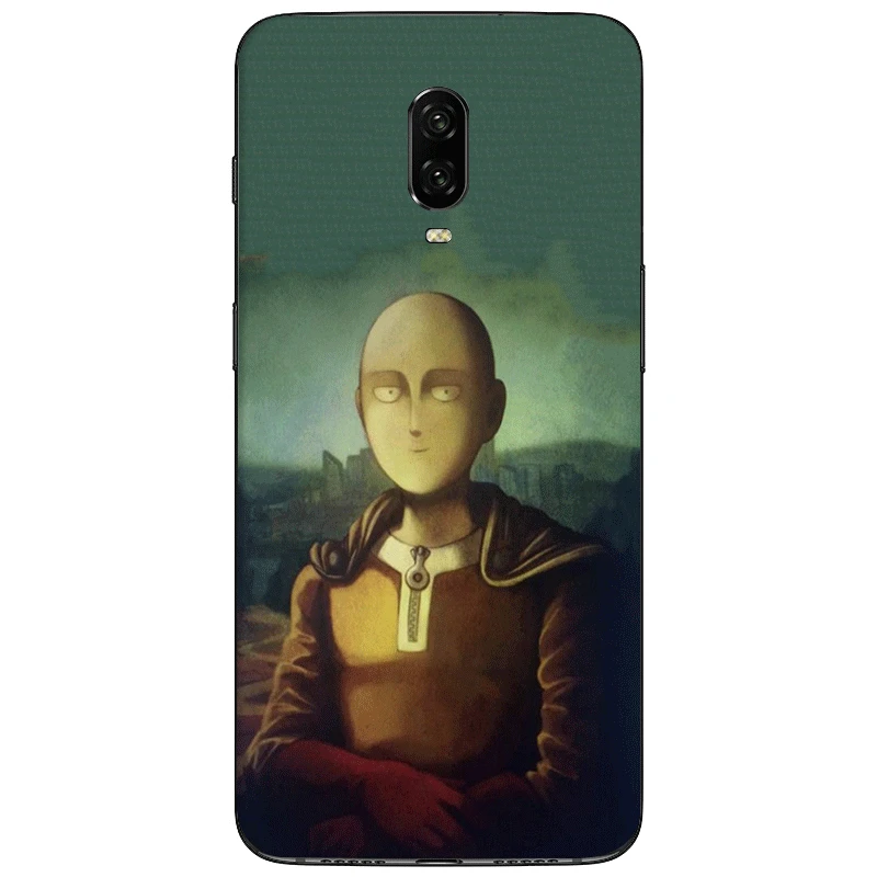 Cute Cartoon Phone Case for oneplus 5 5T 6 6T 7 Pro Silicone Back Cover One Punch-Man | Мобильные телефоны и аксессуары