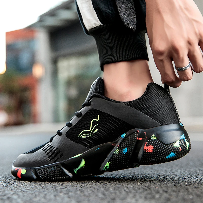 

Summer Men Shoes Lac-up Mesh Men Casual Shoes Lightweight Women Sneakers Breathable Couple Walking Shoes 35-47 Tenis Masculino