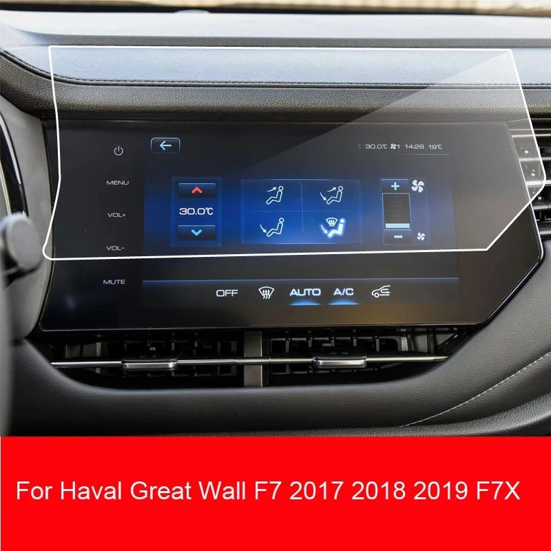 

Для Haval Защитные чехлы для сидений, сшитые специально для Great Wall F7 F7X 2017-2020 автомобильный GPS навигации аксессуары защитная пленка из закаленно...