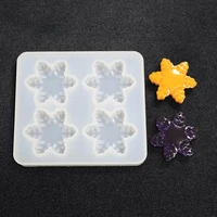 silicone cake ice mold mirror diy snowflake handmade crafts epoxy resin gifts molds silica jewelry making pendant decoration