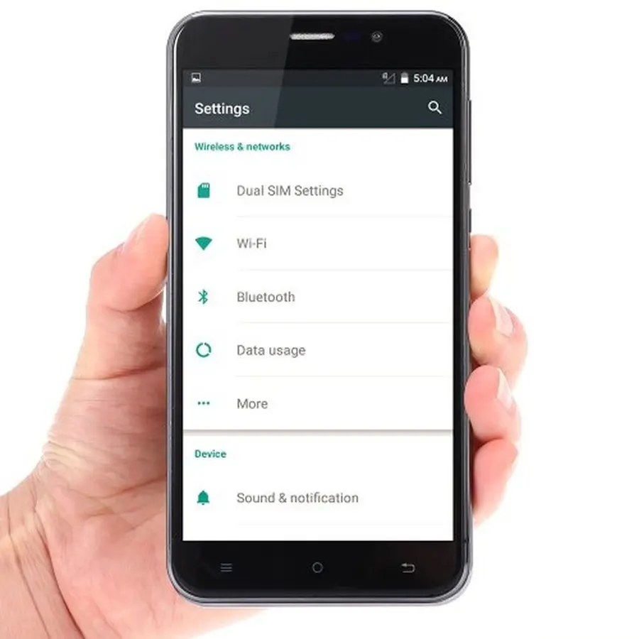 CUBOT NOTE S смартфон с 5 дюймовым дисплеем четырёхъядерным процессором MTK6580 ОЗУ 2 Гб