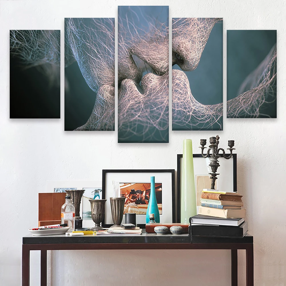 5 шт. абстрактные картины на холсте | Дом и сад