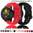 Ремешок силиконовый для Samsung Galaxy watch 346 мм42 ммActive 2 40 correa Gear S3, браслет для Huawei watch GT 22e, 20 мм22 мм