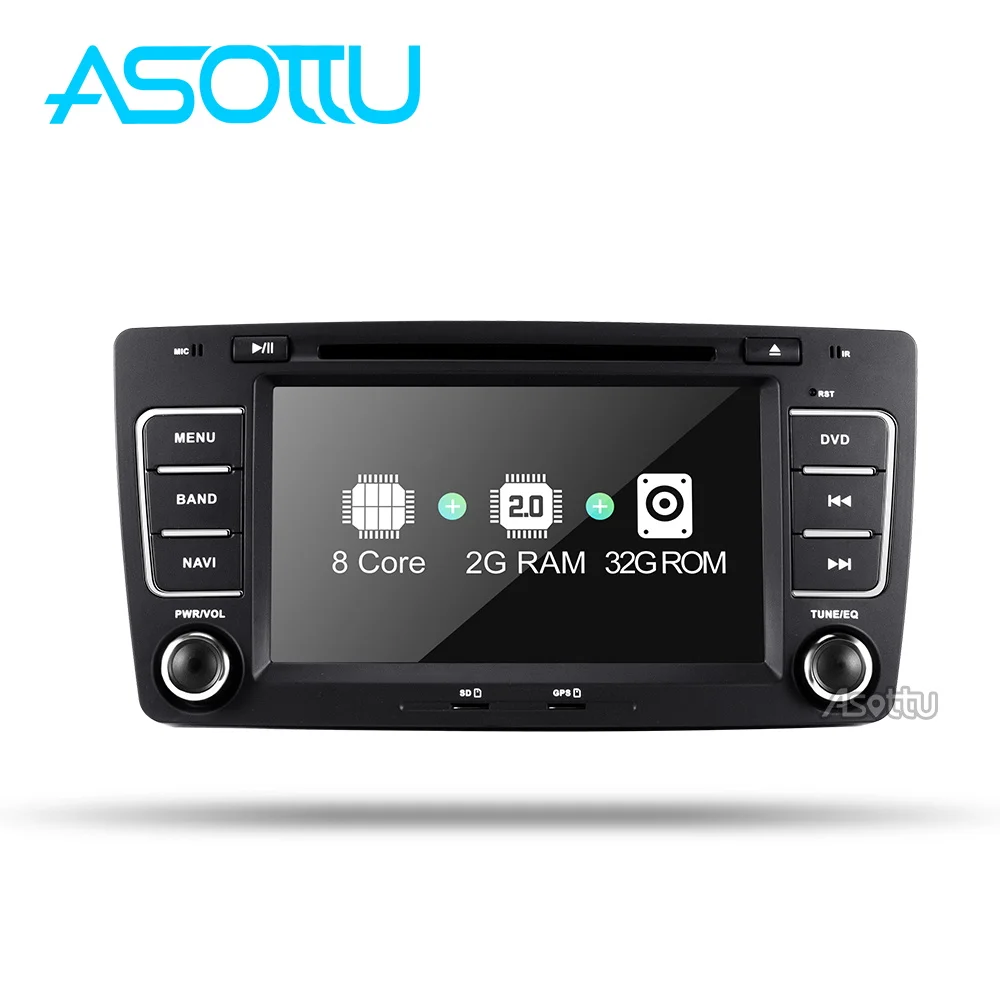 Автомобильный dvd плеер Asottu android 9 0 T8 для Skoda Octavia Yeti 2009 2010 2011 2012 2013 радио gps