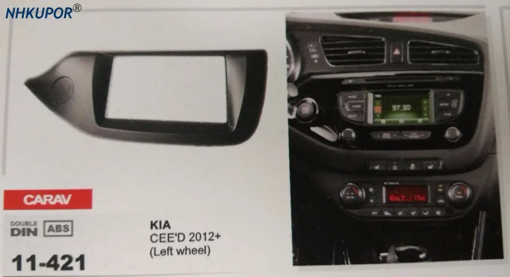 Автомобильная стереопанель 11-421 2 Din для Kia CEEɽ 2012 + Accord Dash CD | Автомобили и