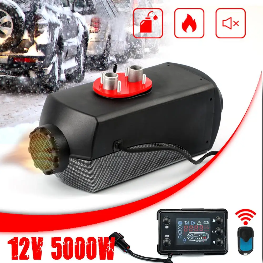 Стояночный обогреватель 5000 Вт 12 В воздушный дизельный топливный с ЖК-дисплеем 5