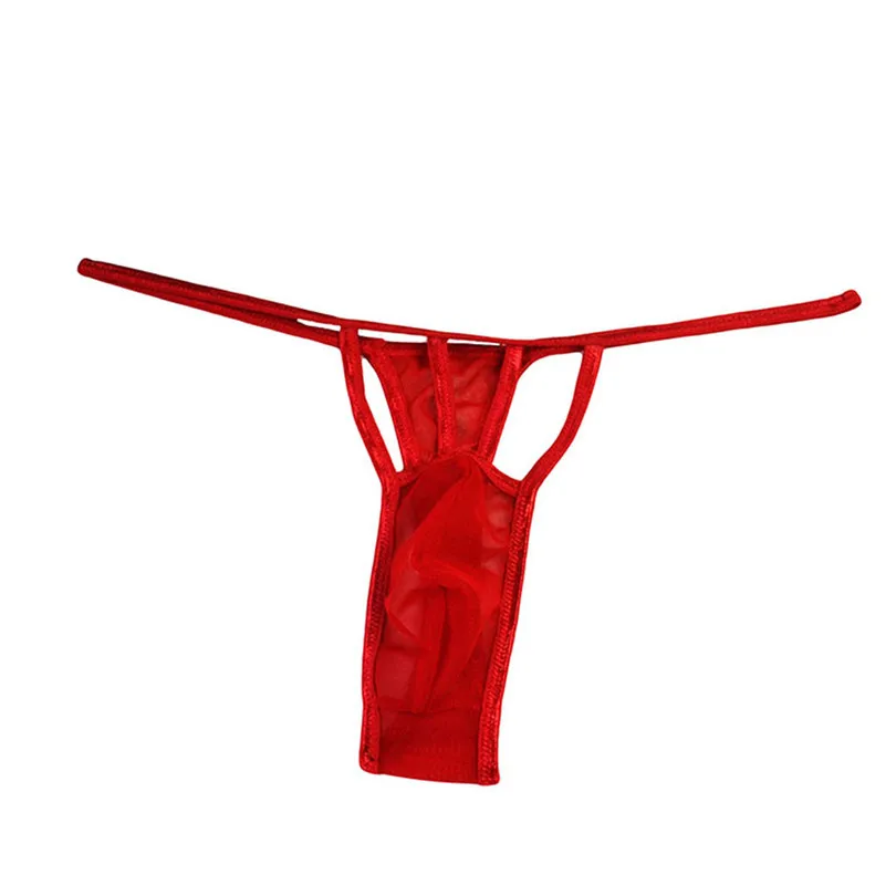 Мужские прозрачные сетчатые трусики нижнее белье 4 шт./упаковка без бретелей #3D31|G-стринги и танга| |