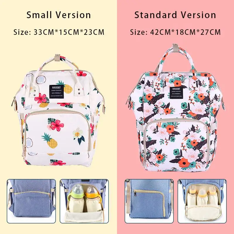 Сумка для пеленок мам водонепроницаемый рюкзак путешествий большая вместимость