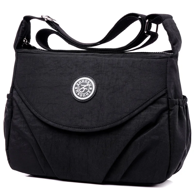 Новинка 2020 сумки через плечо на одной молнии и нейлоновая Водонепроницаемая