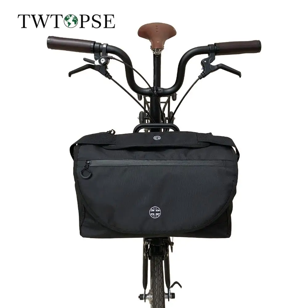 TWTOPSE Cycling Bicycle Bike Bags For Brompton Dahon Tern Fnhon 3SIXTY Folding Bike Rainproof Bag With Bike Front Carrier Block