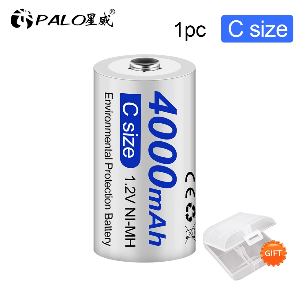 PALO новинка c-класс Размеры Перезаряжаемые Батарея металл-гидридных или никель 1 2 V