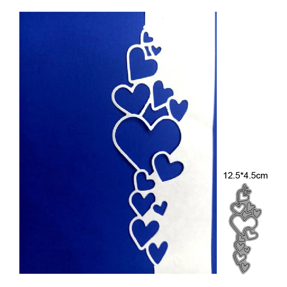 

Hearts Border Metal Cutting Dies Stencils dies for DIY Scrapbooking dies Paper Craft Decoration Craft dies Embossing Die Cuts