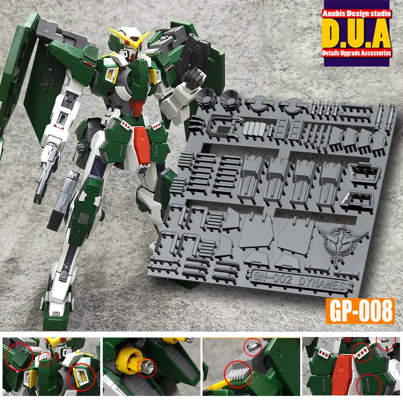 

Модификация деталей MG Force Angel 00 Gundam/добавка GP008