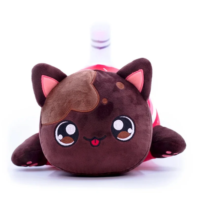Meow Meows-mu&ntilde;eco de peluche para ni&ntilde;os, mu&ntilde;eco de felpa con forma de Coca-Cola, patatas fritas, hamburguesas, pan, lisas, Gato Aphmau, almohada para dormir, regalos para ni&ntilde;os, decoraci&oacute;n del sof&aacute;-4