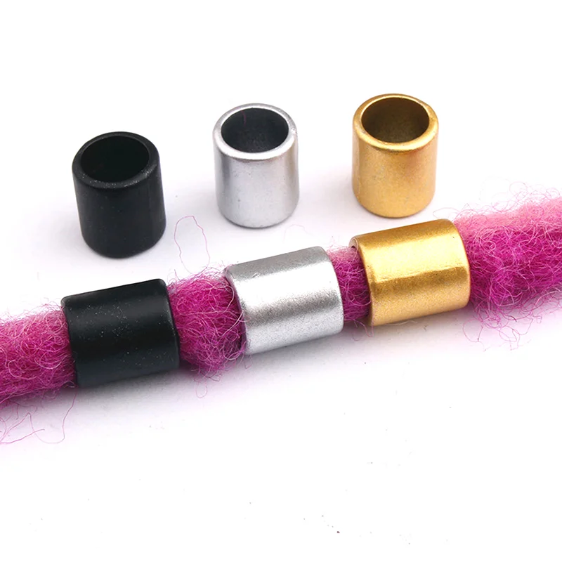 

100Pcs Hair Braid Dreadlock Beads Rings Circle Hair Styling Jewelry Accessories Braid Jewelry Decorative Accessories