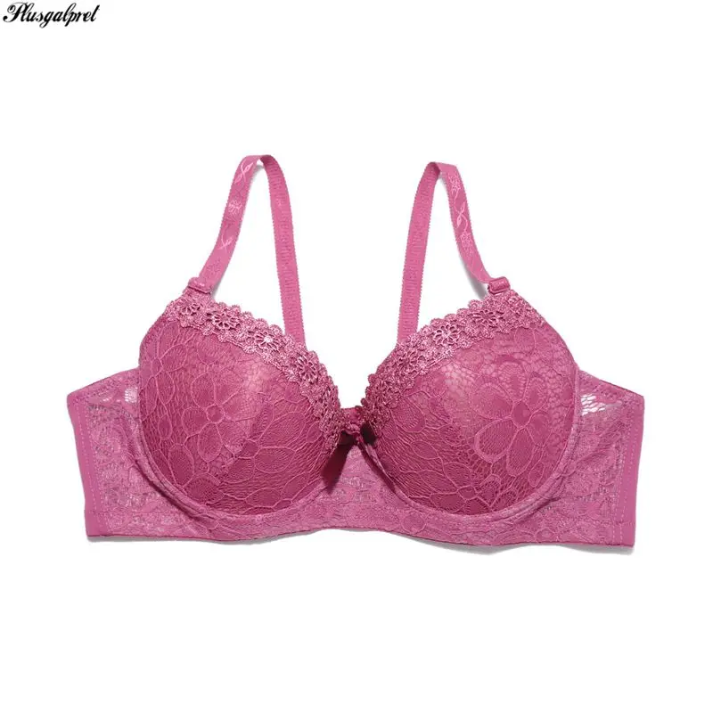 

Plusgalpret D cup plus size bras for women large size unlined minimizer bra femme sexy lace lingerie