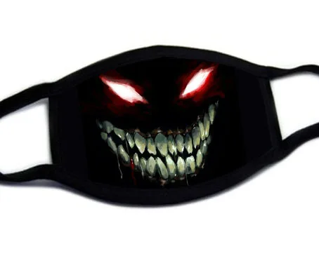 Модная Милая мультяшная маска для лица против пыли унисекс зимняя теплая рта