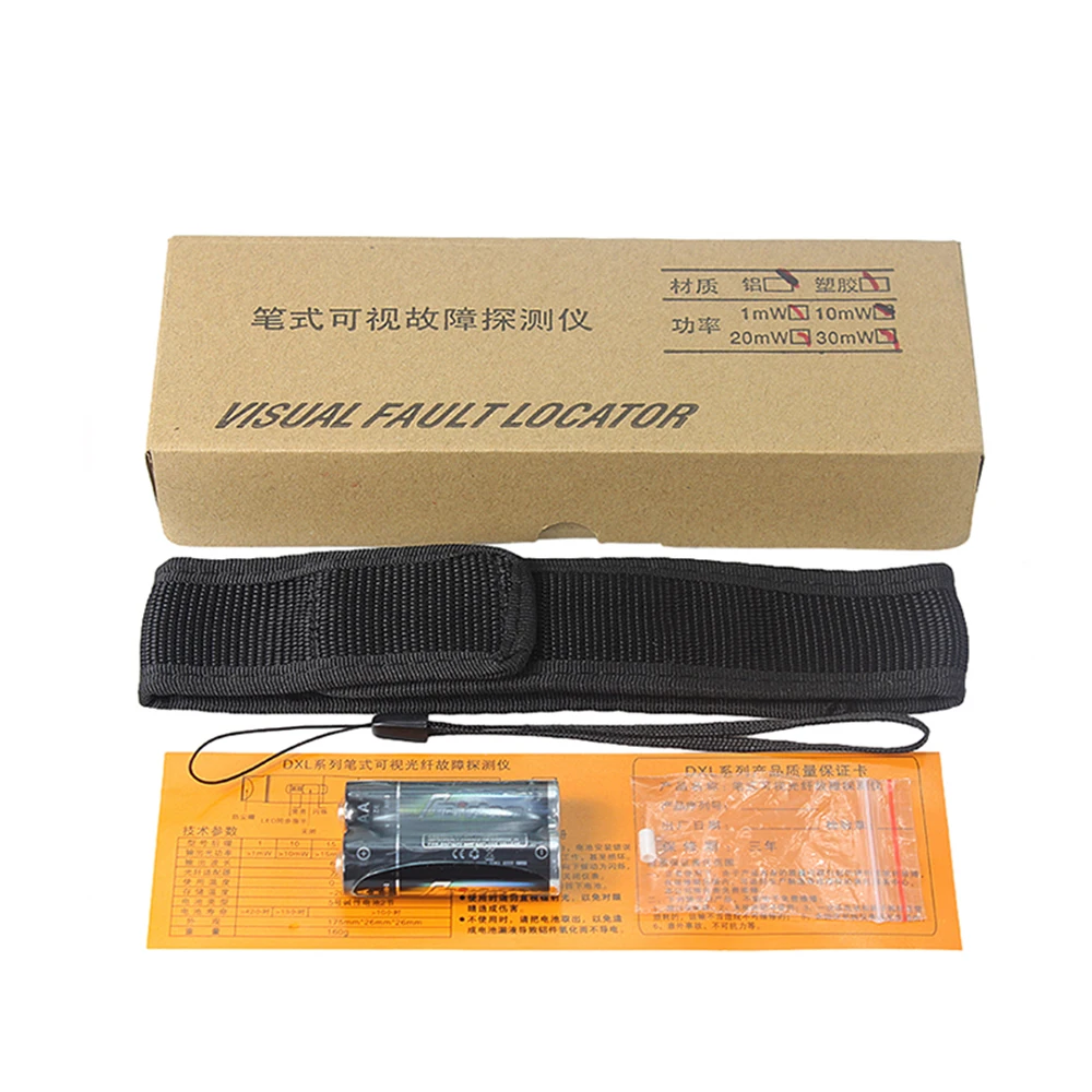 5 км Визуальный дефектоскоп 1 мВт фотоволоконная лазерная указка волоконный