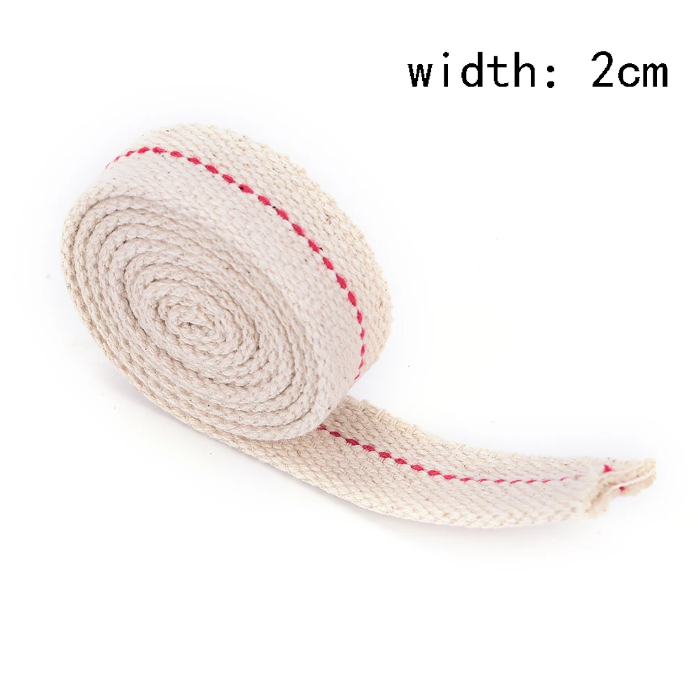 

1M Useful Strong Flat Cotton Wick Core For Kerosene Burner Stove Lighting Lantern Oil Lamp Making DIY Accessory
