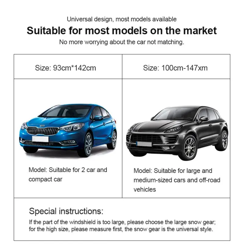 

Universal Car Windshield Cover Sun Shade Protector Winter Snow Ice Rain Dust Frost Guard High Quality windshield sunshades