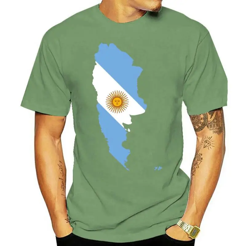 

Модная Летняя Повседневная футболка 2022, хипстерская футболка унисекс с рисунком карты Аргентины и флага