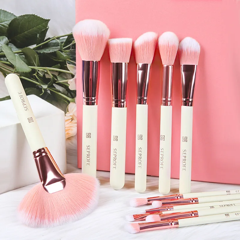 

SEPROFE Professional makeup brushes Beauty tools makeup brush kit eyeshadow brush mask brush set of brus brushes kit zoevaing 12