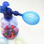 Детские воздушные шары 3 в 1, помпа с распылителем, ручная помпа для надувания воды, игрушечная Водяная бомба, случайный цвет
