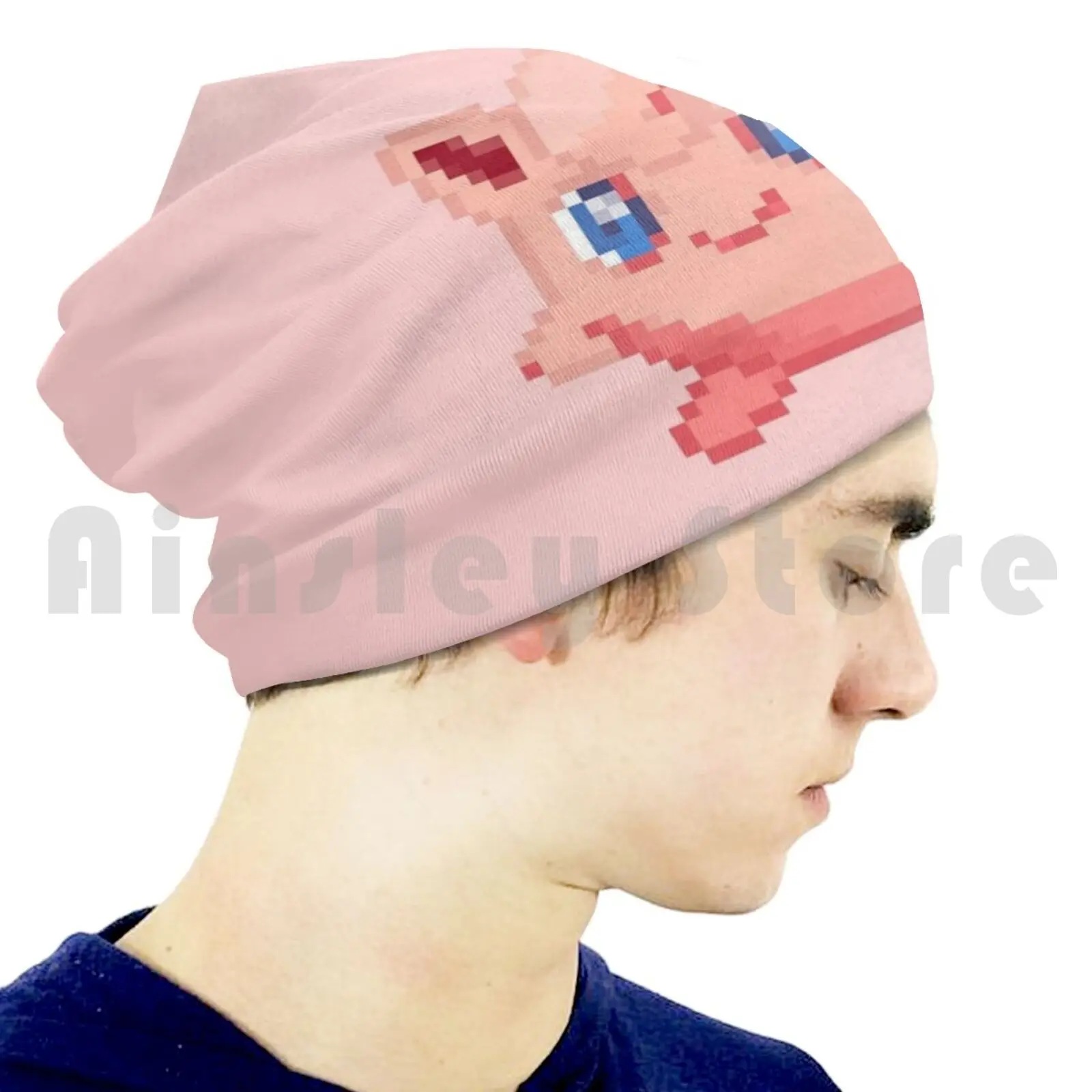 Вязаная шапка в стиле хип-хоп |