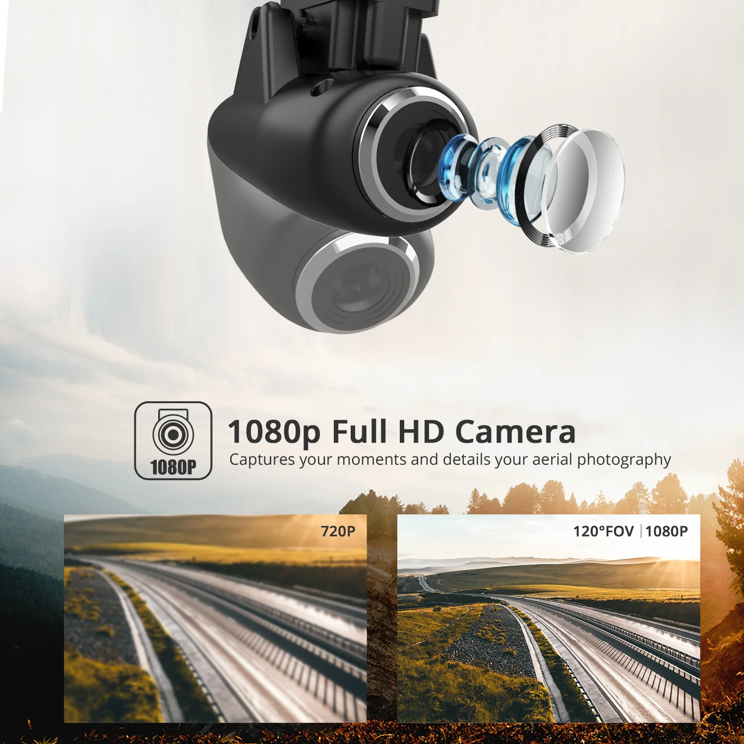 Holy Stone HS120D gps RC Дрон Профессиональный FPV 1080P HD камера дроны следуем за мной gps ГЛОНАСС Квадрокоптер Wifi RC вертолет