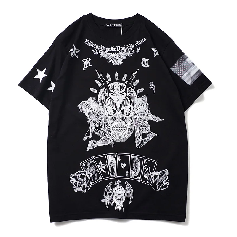 Хлопковая Новинка 2020 мужские классические футболки с флагом США и звездами