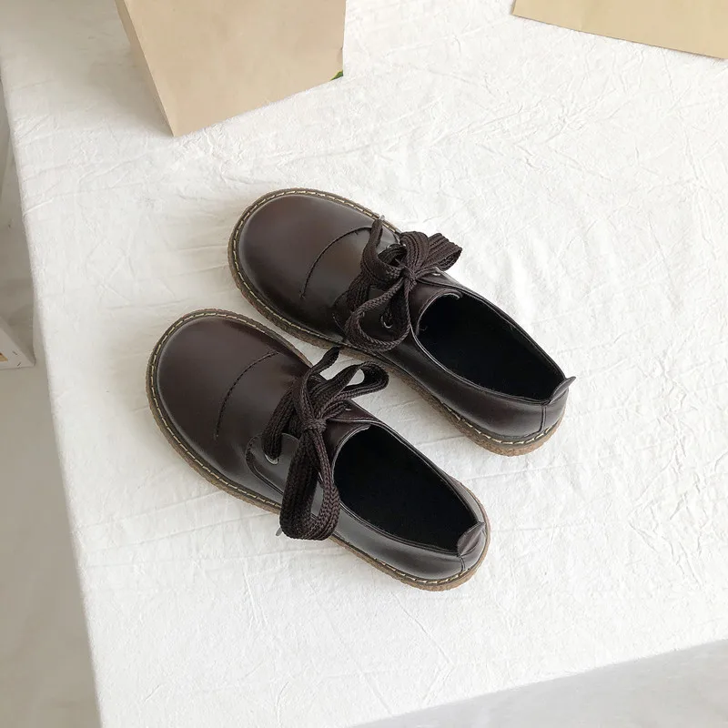 Женская обувь 2020 новые модные в духе колледжа Обувь английском стиле Дикий тренд