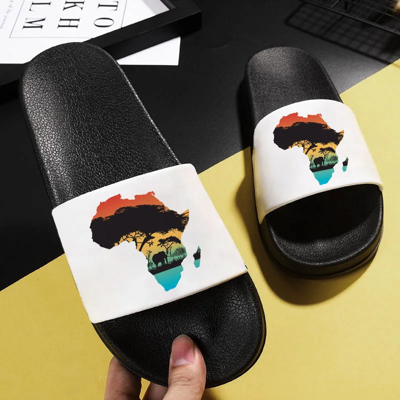 

Summer Slippers Women non-slip wear slippers Beach Sandals Open Toe Slides Sunset Aesthetic slippers Indoor Slippers Mujer