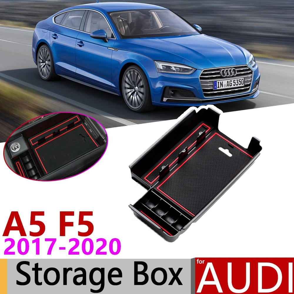 Для Audi A5 F5 RS5 S5 S line RS 5 2017 2018 2019 2020 центральный подлокотник коробка для хранения