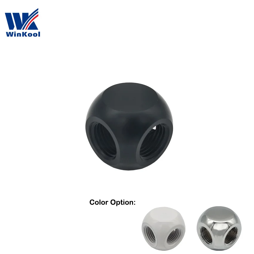 WinKool G1/4 &quot 3 ходовой 4 соединитель тройник фитинги сплиттер для водяного
