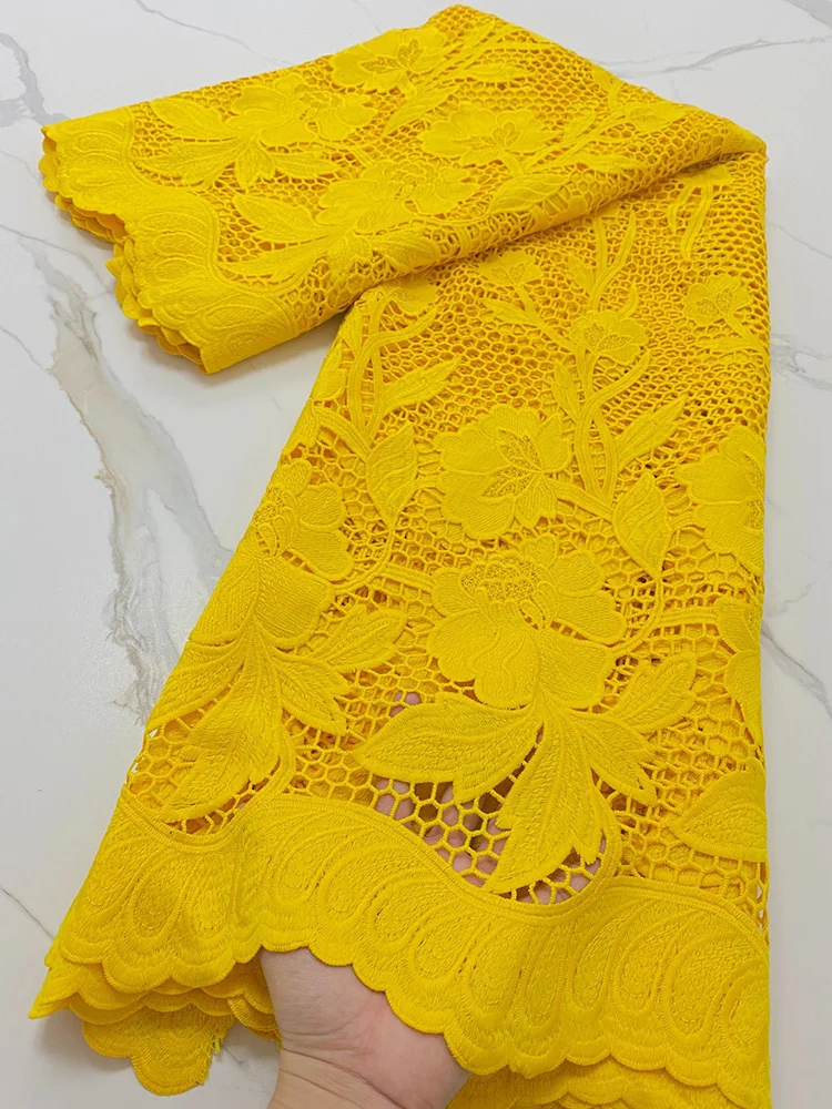 

YILIBER Lot French Eyelash Lace Fabric 130cm White Black Diy Exquisite Lace Embroidery Clothes Wedding Dress Accessories