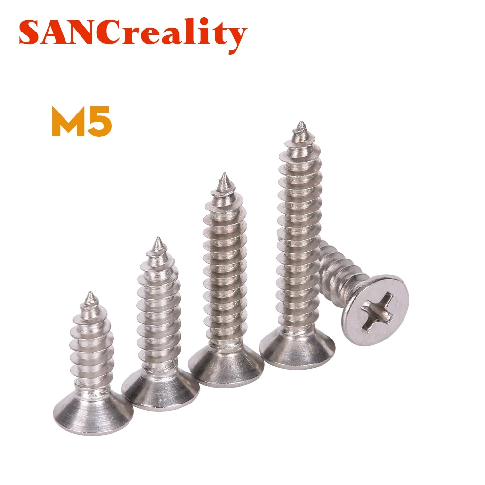 

Cross Flat Head Self Tapping Screw Assortment Wood Thread Nail Screw Sets DIY Countersunk Head Smal Scres