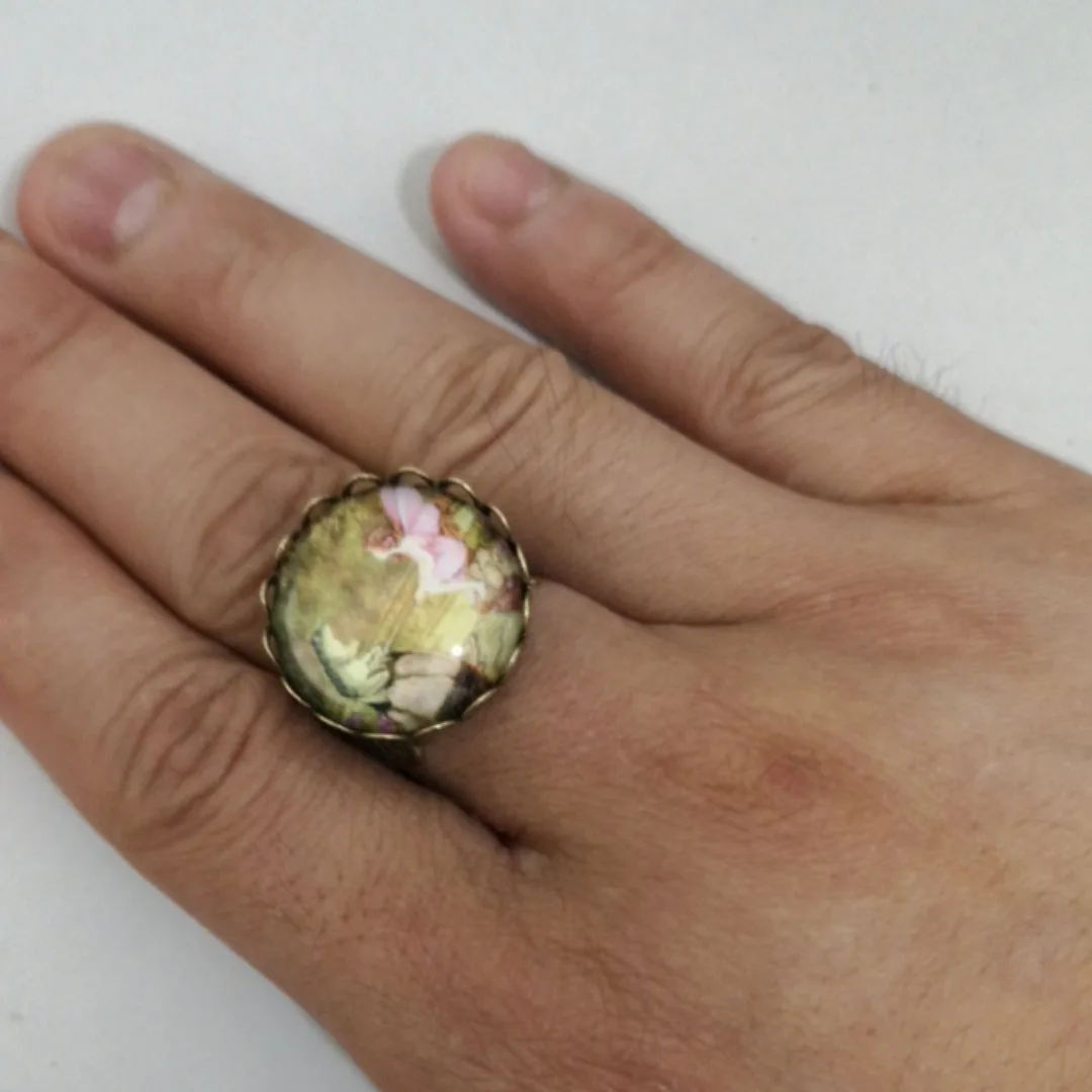 Винтажное кольцо в виде Феи лягушки волшебные кольца ювелирные изделия женские