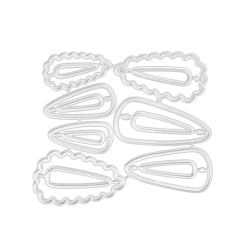 Заколка для волос набор вырубных штампов &quotТрафаретный Скрапбукинг Сделай Сам