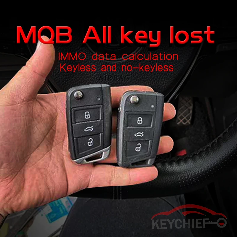 

Key programming MQB all key lost keyless and no keyless IMMO data calculation service ---- xhorse vvdi2 key programmer necessary