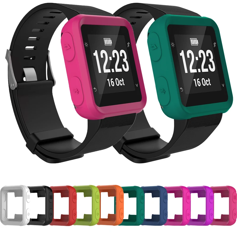 For Garmin Forerunner 35 Protector Case soft Silicone Skin Cover Smart Watch Bracelet Protection Cases Accessories