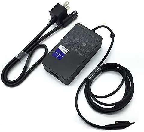 

Huiyuan Fit for 36W 12V 2.58A Charger for Microsoft Surface Pro3 Pro 3 4 i5 i7 1625 AC Power Supply 5V 1A USB Port EU US Plug