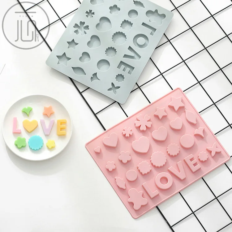 26 даже смешанных карт любовь эпоксидная форма креативная сделай сам силиконовая