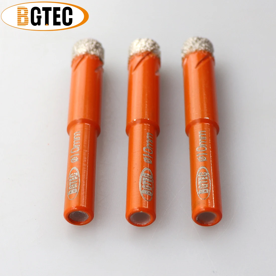 BGTEC 5 шт./компл. 10 мм Вакуумные Паяные алмазные сверла круглые сверление