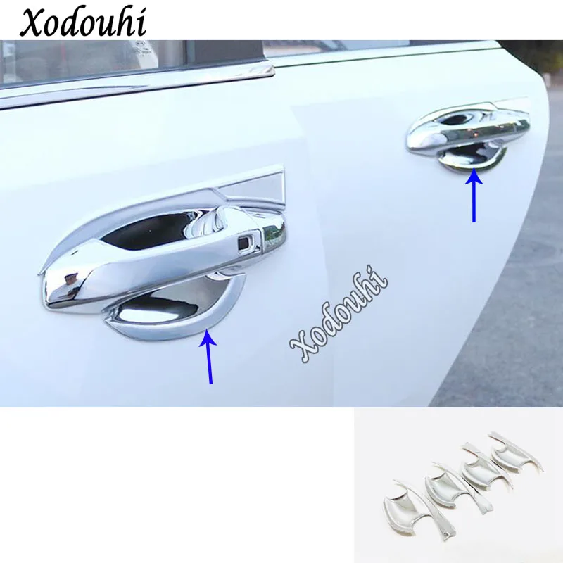 Крышка автомобиля детектор обшивки ABS Хромированная внешняя дверь чаша