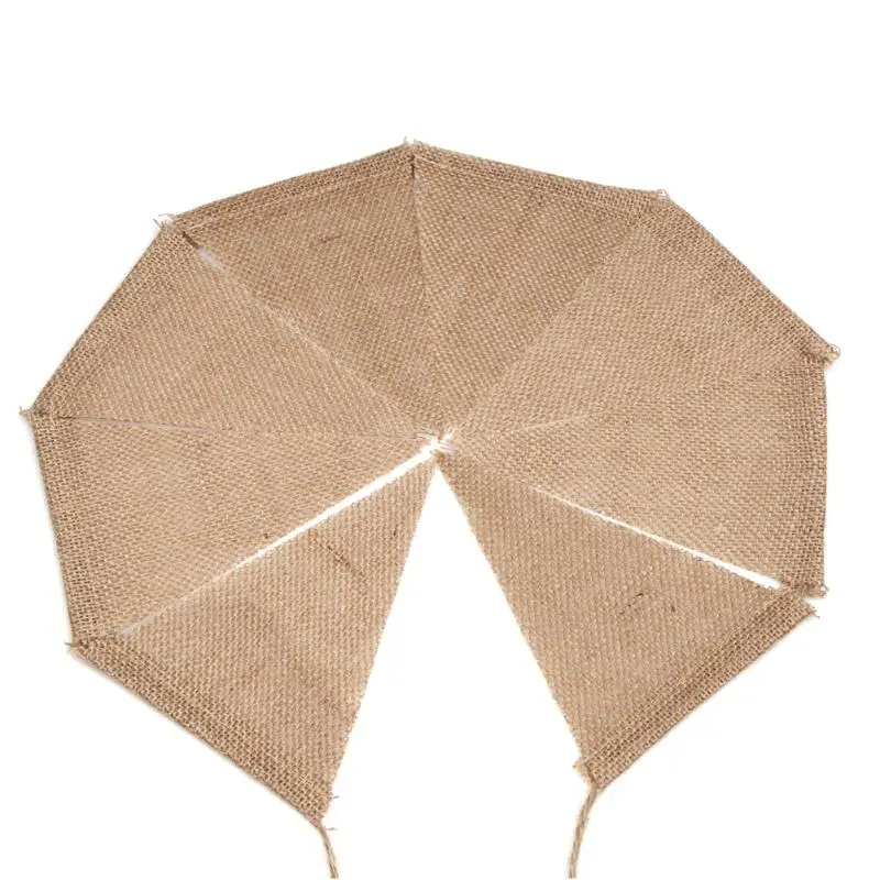 3 м винтажные джутовые флажки из мешковины вечерние Свадебные Баннер 13