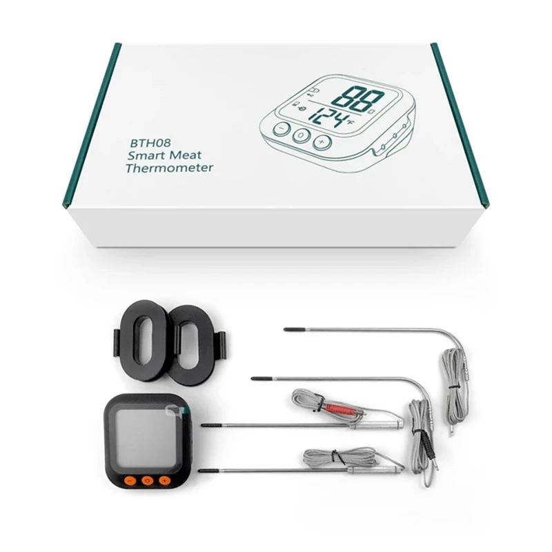 Tuya Wifi Smart BBQ Barbecue Grill Meat Thermometer Life Mobile APP Control Water Temperature Measurement |